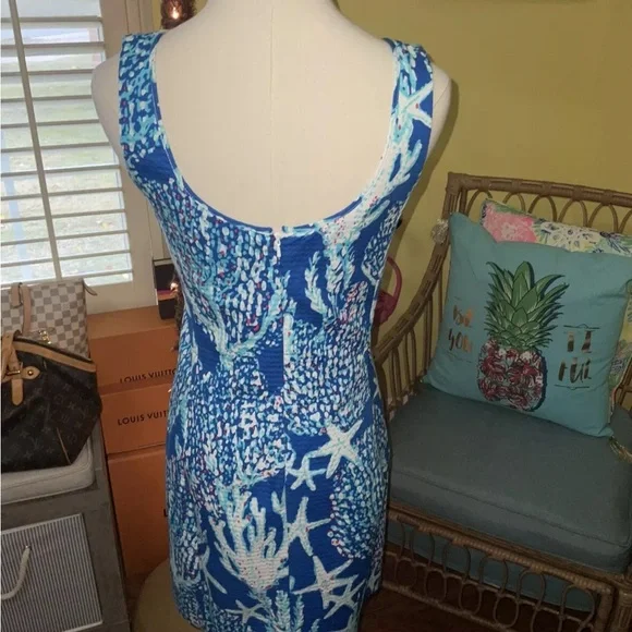 Lilly Pulitzer NWT Ember Shift Brewster Blue Good Reef 🦄 GRAIL! Size 4 - Picture 4 of 16